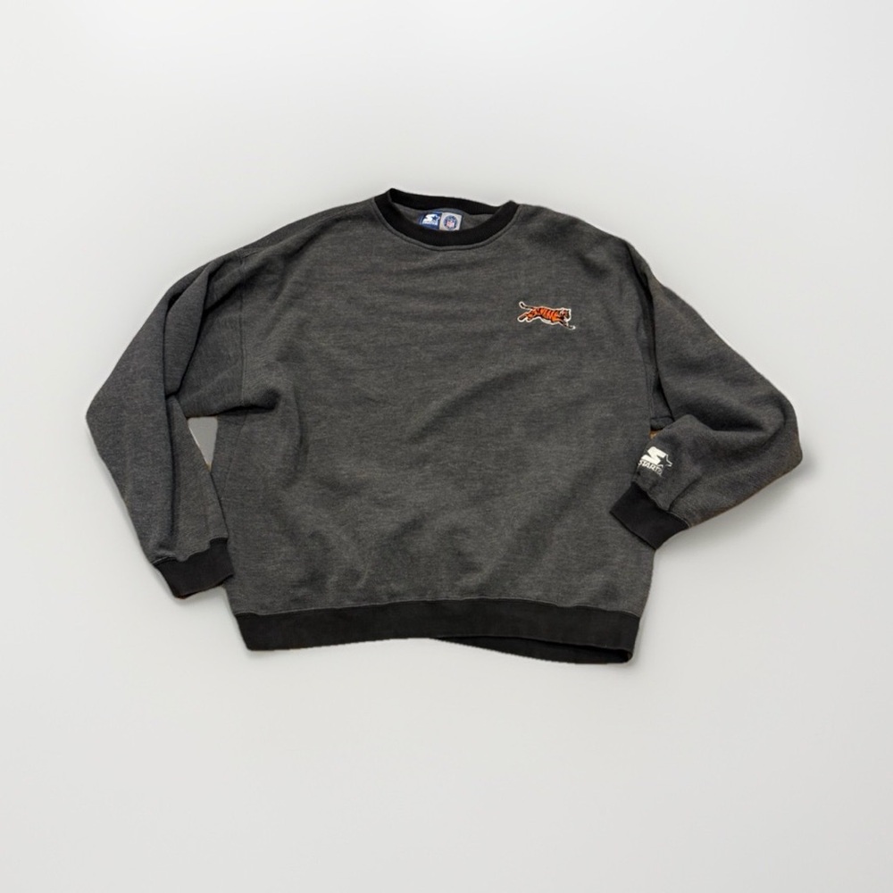 Vintage Starter Cincinnati Bengals NFL Crewneck Sweatshirt XL Embroidered‎
